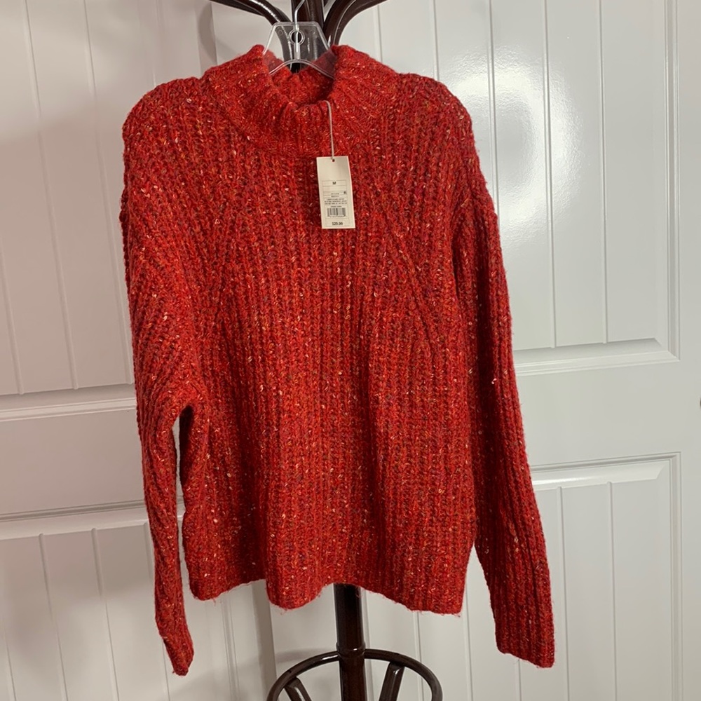 New Red soft sweater